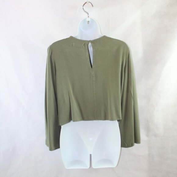 Nectar split tie front bell sleeve top - Picture 6 of 7